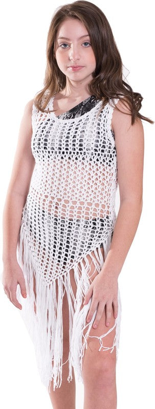 Stretchy Crochet Swimsuit Cover-Up - Multiple Colors - (S-XL)