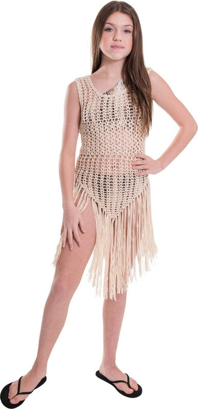 Stretchy Crochet Swimsuit Cover-Up - Multiple Colors - (S-XL)