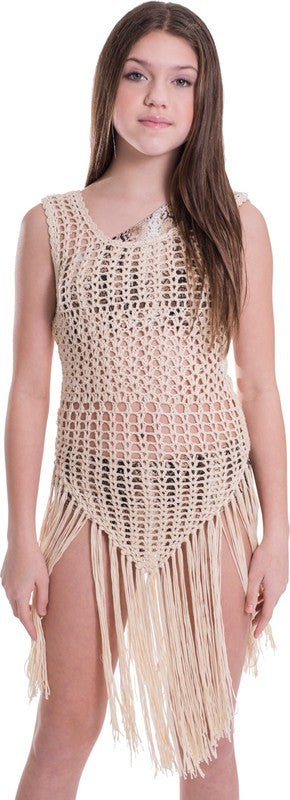 Stretchy Crochet Swimsuit Cover-Up - Multiple Colors - (S-XL)