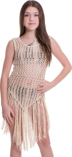 Stretchy Crochet Swimsuit Cover-Up - Multiple Colors - (S-XL)