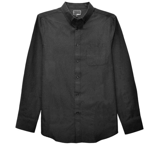 Long Sleeve Solid Button-Down Light-Weight Dress Shirt - Multiple Colors - (S-3XL)