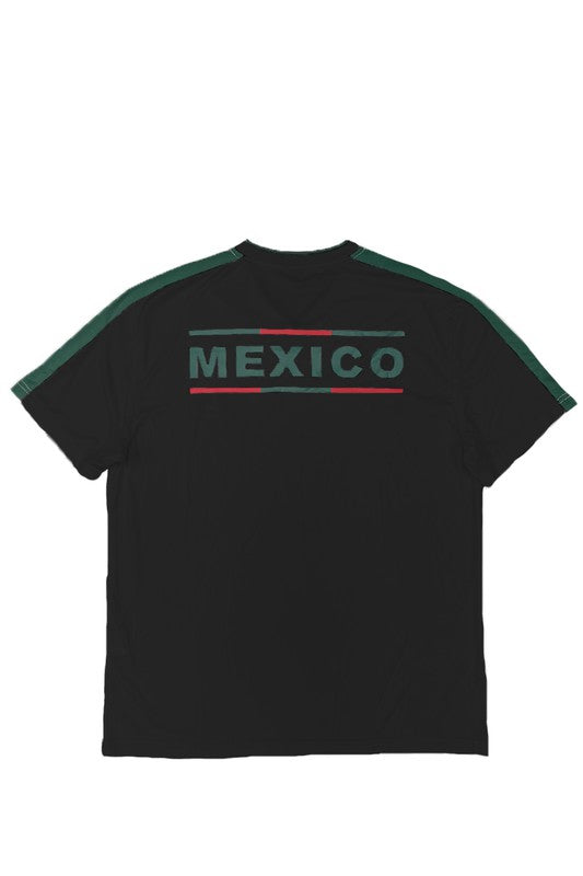 Mexico Team World Soccer V-Neck Jersey - Multiple Colors - (S-3XL)