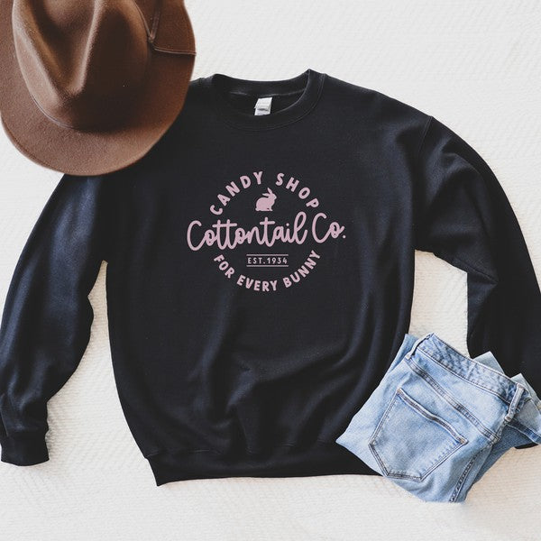 "Cottontail Co. Candy Shop" Graphic Sweatshirt - Multiple Colors - (S-2XL)