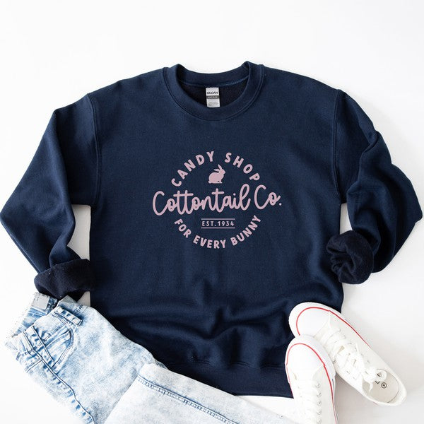 "Cottontail Co. Candy Shop" Graphic Sweatshirt - Multiple Colors - (S-2XL)