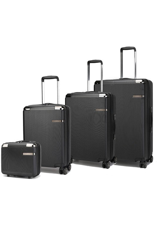 MKF Collection - Tulum 4-Piece Luggage Set by Mia K - Multiple Colors