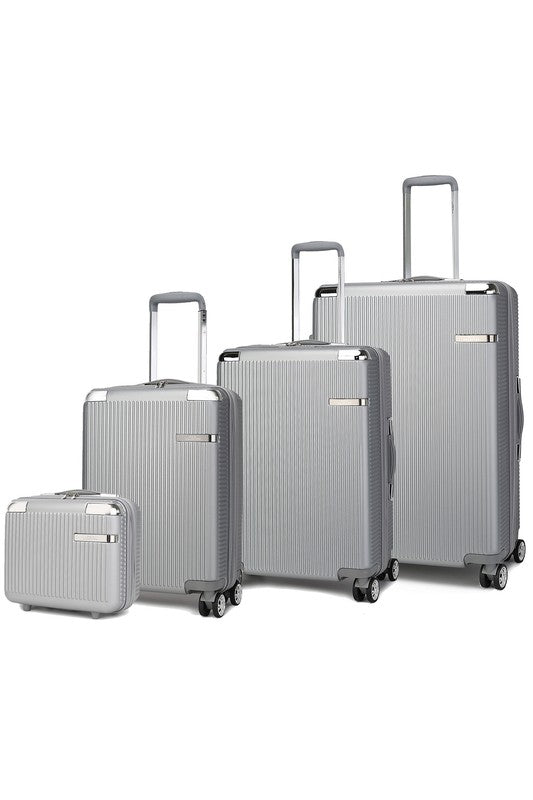 MKF Collection - Tulum 4-Piece Luggage Set by Mia K - Multiple Colors