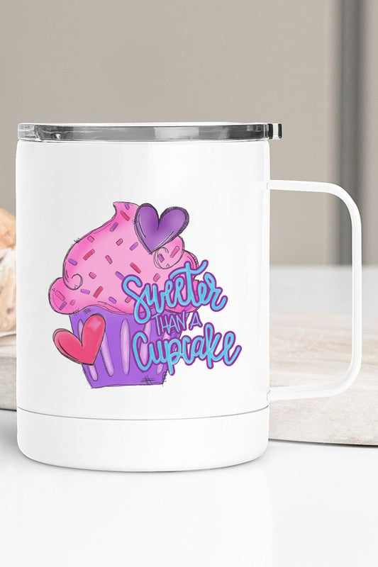 "Sweeter Than a Cupcake" Travel Mug