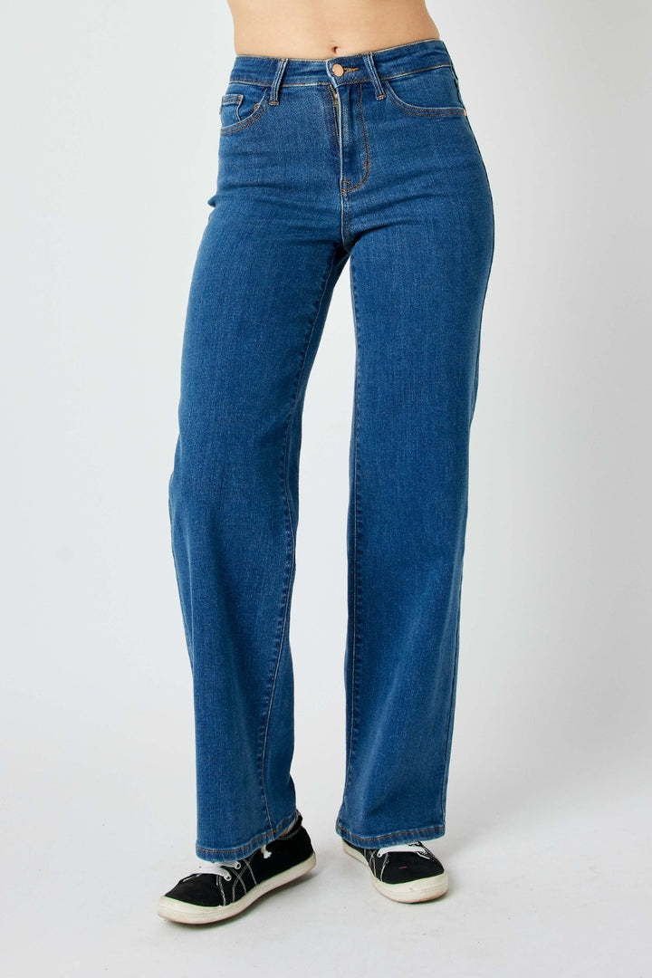 👖💙 Judy Blue High-Rise Straight Jeans – Medium Wash 💙👖