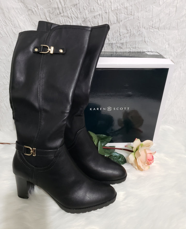 🤠🖤 KAREN SCOTT Laylah Boots – Black – Size 8M 🖤👢
