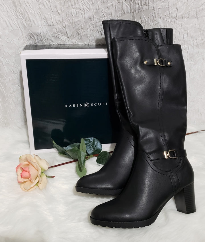 🤠🖤 KAREN SCOTT Laylah Boots – Black – Size 8M 🖤👢