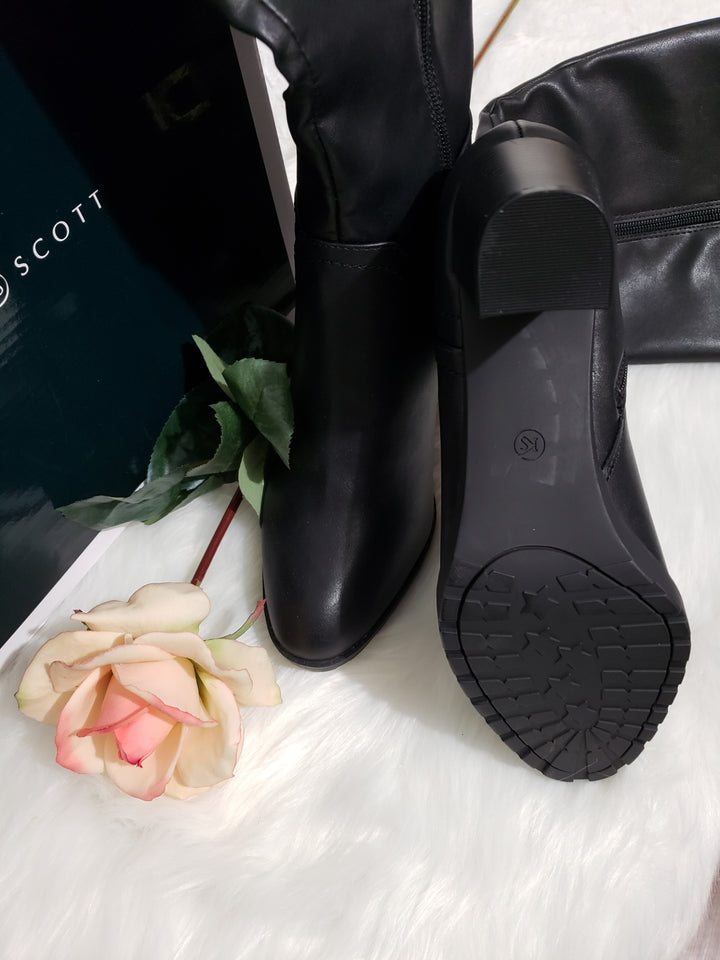🤠🖤 KAREN SCOTT Laylah Boots – Black – Size 8M 🖤👢