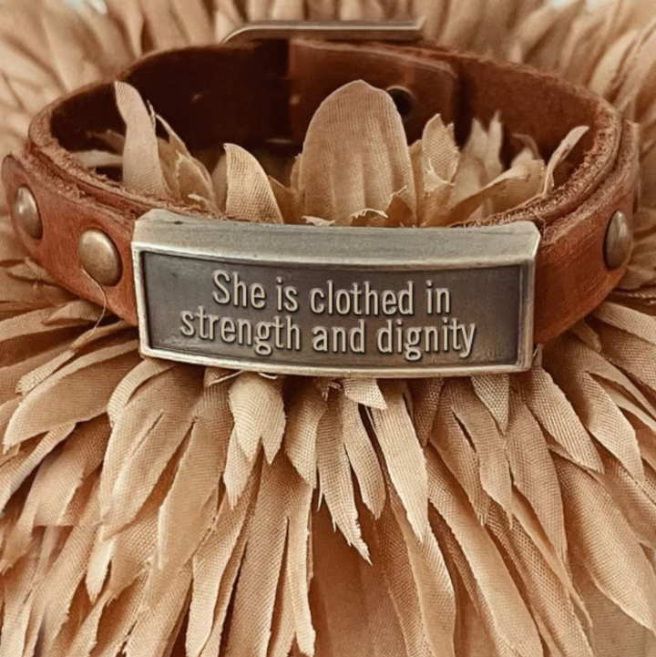 Leather Wristlet: Strength and Dignity