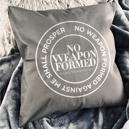 Love Notes: No Weapon Formed Pillow Cover