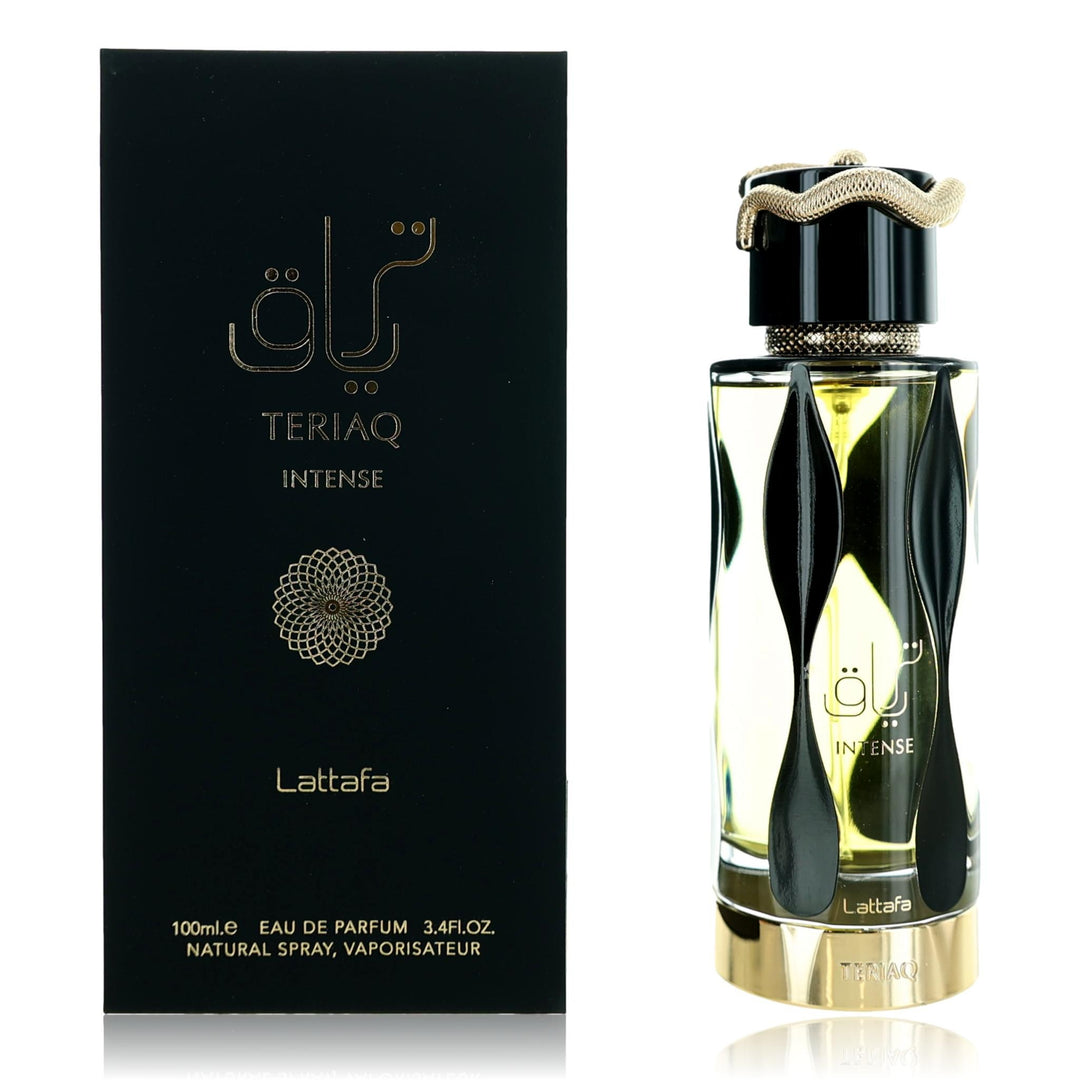 Teriaq Intense by Lattafa, 3.4 oz. Eaux De Parfum Spray - Unisex