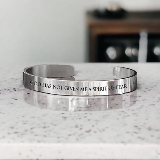 Scripture Bangle: God Has Not Given Us a Spirit of Fear