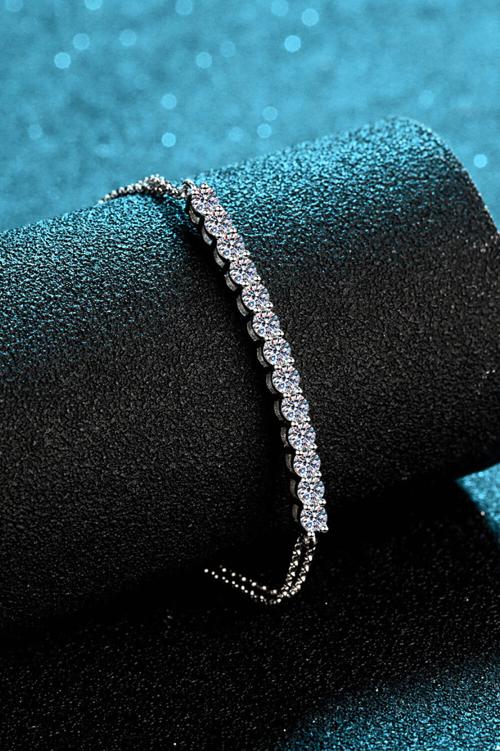 1.3 CARAT MOISSANITE 925 STERLING SILVER BRACELET