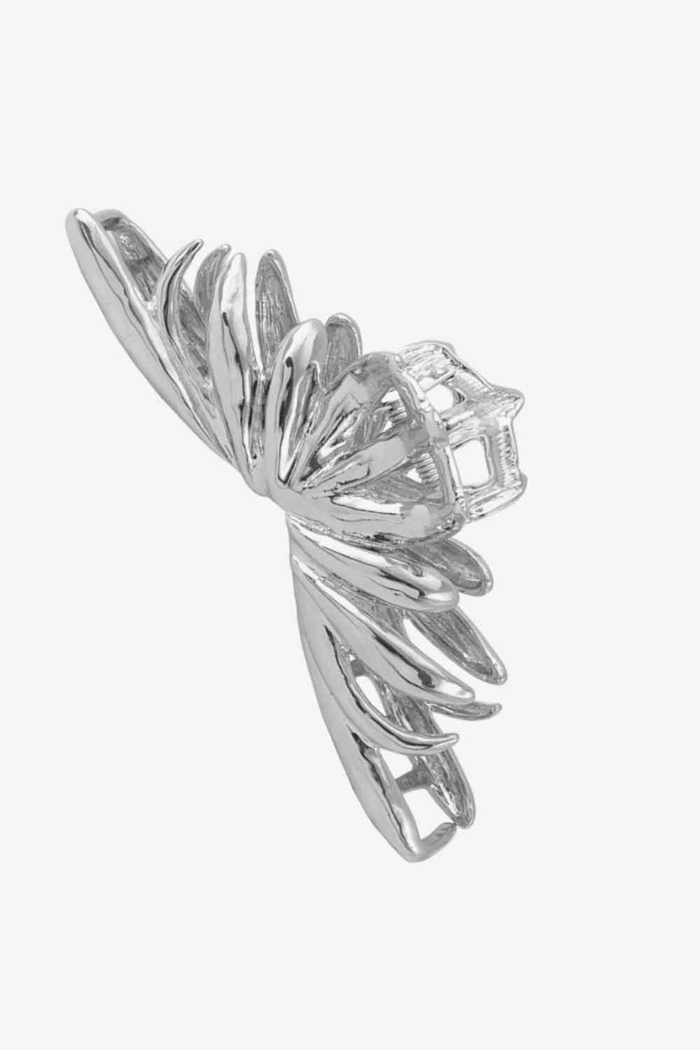 Polished Alloy Claw Clip - Silver