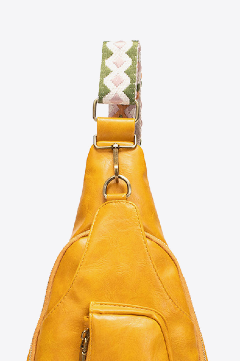 Cute PU-Leather Solid Sling Bag - Multiple Colors