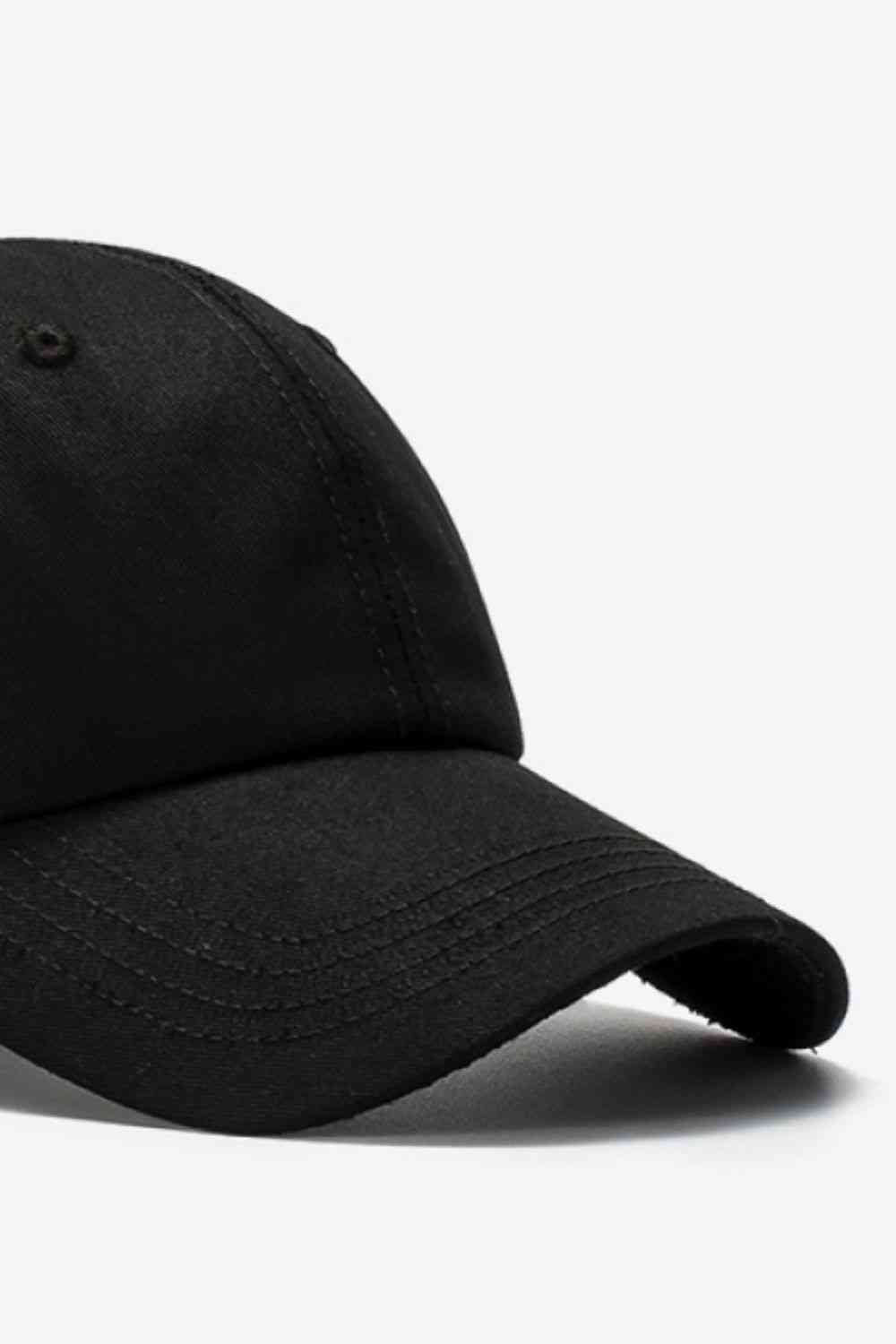 SPORTS LOVERS PREMIUM SOLID BASEBALL CAP - MULTIPLE COLORS