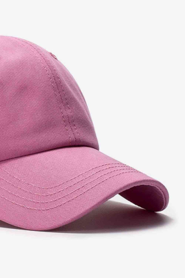Sports Lovers Premium Solid Baseball Cap - Multiple Colors