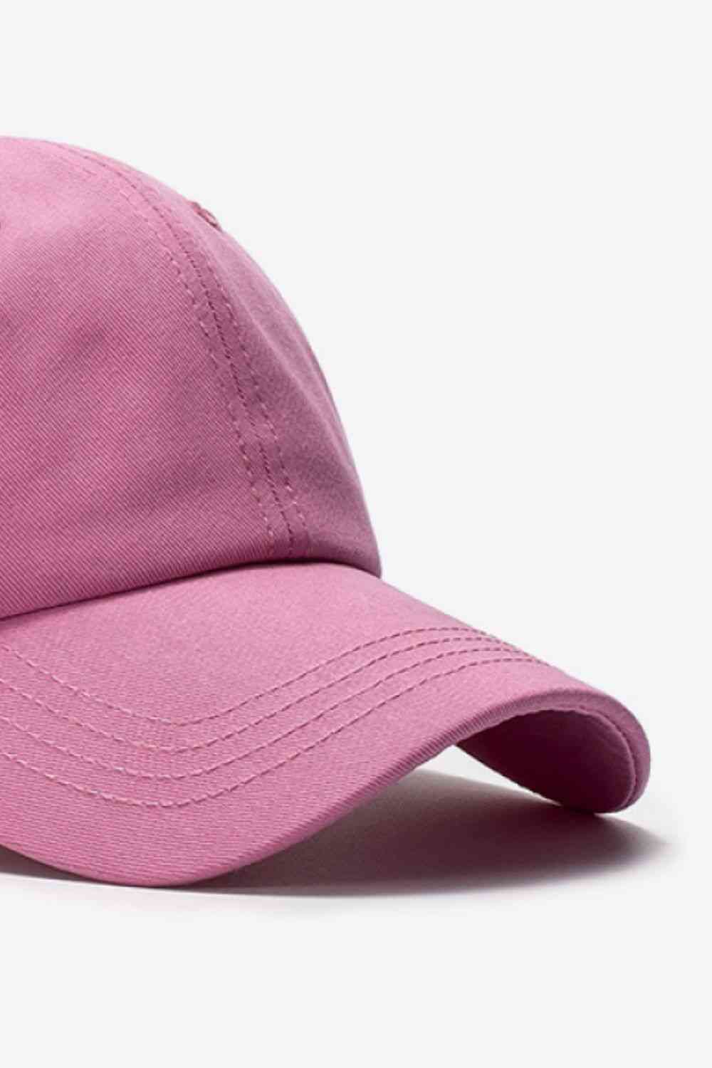 SPORTS LOVERS PREMIUM SOLID BASEBALL CAP - MULTIPLE COLORS