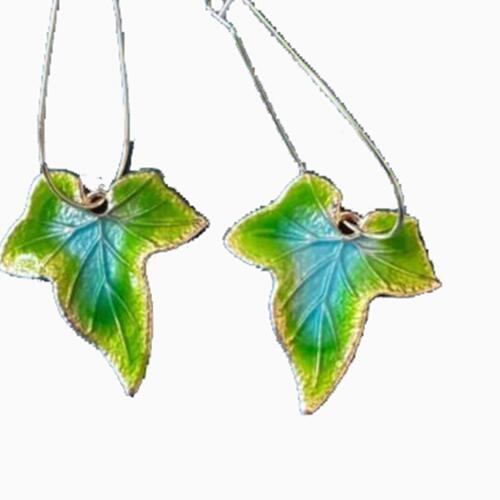 Alloy Leaf-Shape Drop Earrings - Multiple Colors