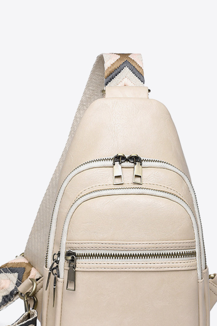 Adorable Faux-Leather Sling Bag - Multiple Colors