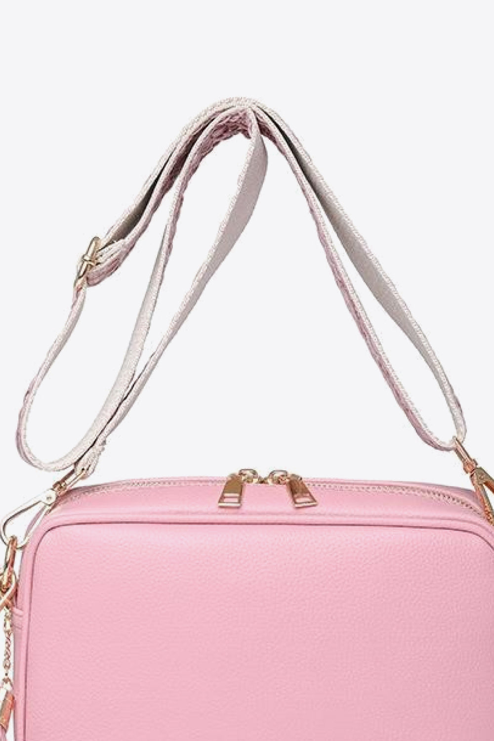 Faux-Leather Tasseled Crossbody Bag - Multiple Colors