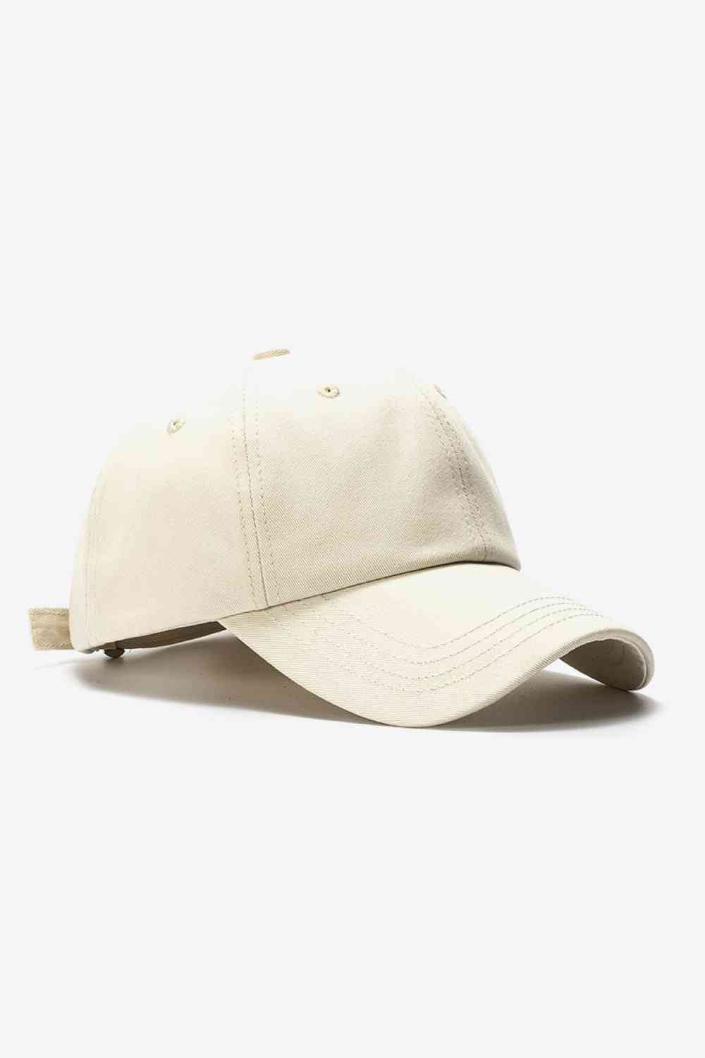 SPORTS LOVERS PREMIUM SOLID BASEBALL CAP - MULTIPLE COLORS