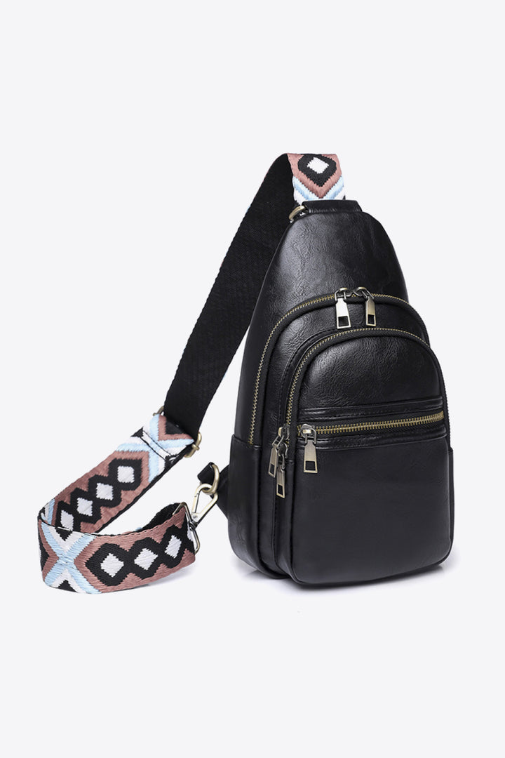 Adorable Faux-Leather Sling Bag - Multiple Colors