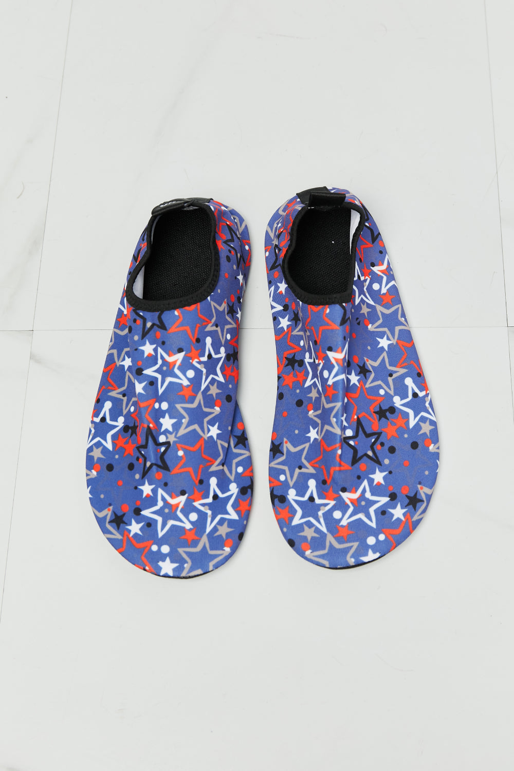 Stars-Print Water Shoes - Navy - (XS-3XL)