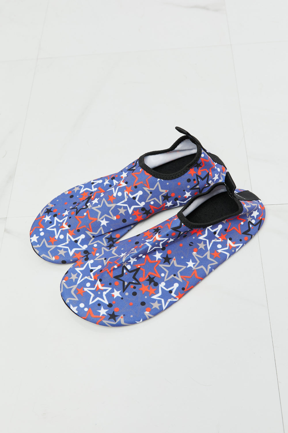 Stars-Print Water Shoes - Navy - (XS-3XL)