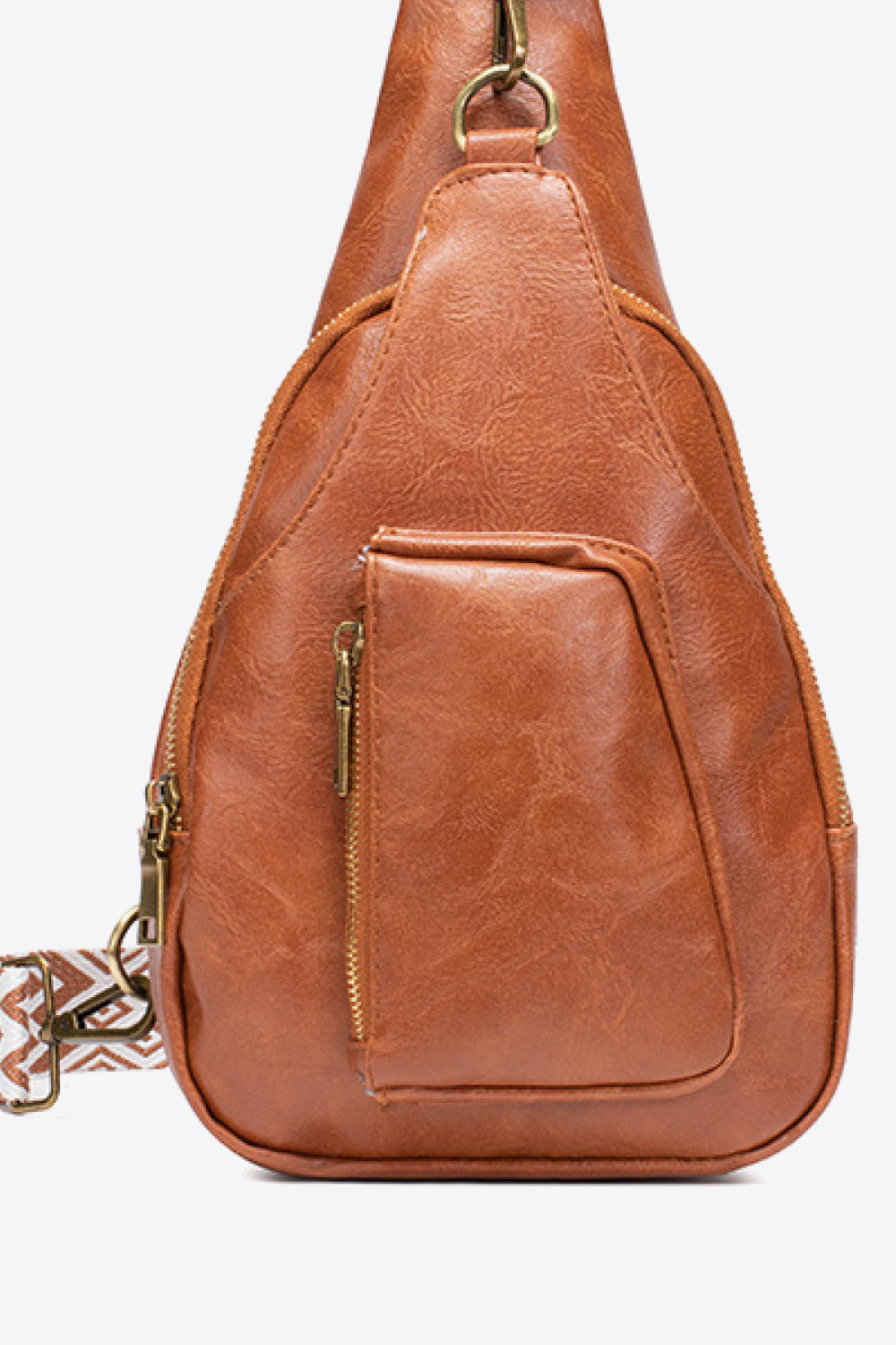 Cute PU-Leather Solid Sling Bag - Multiple Colors