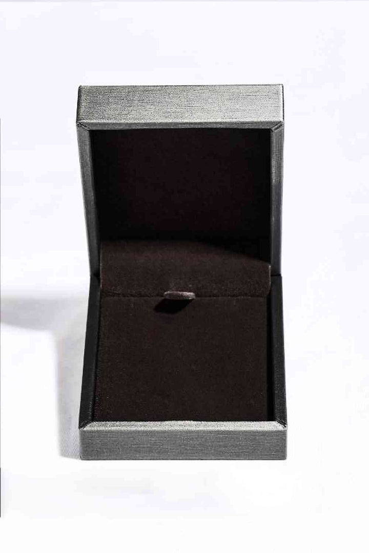 1 Carat Moissanite 3-Prong Pendant Necklace - Silver, Gold