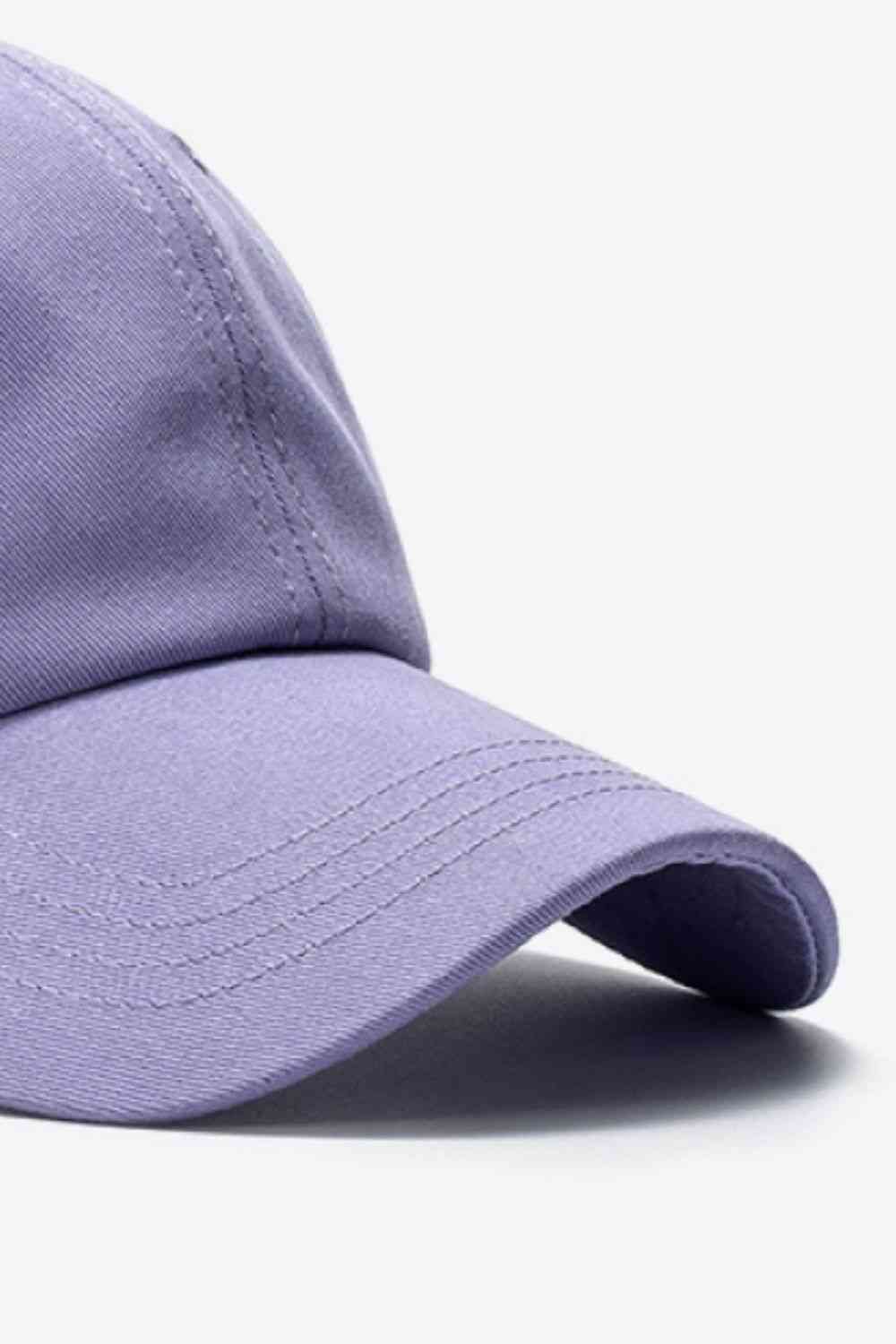 SPORTS LOVERS PREMIUM SOLID BASEBALL CAP - MULTIPLE COLORS