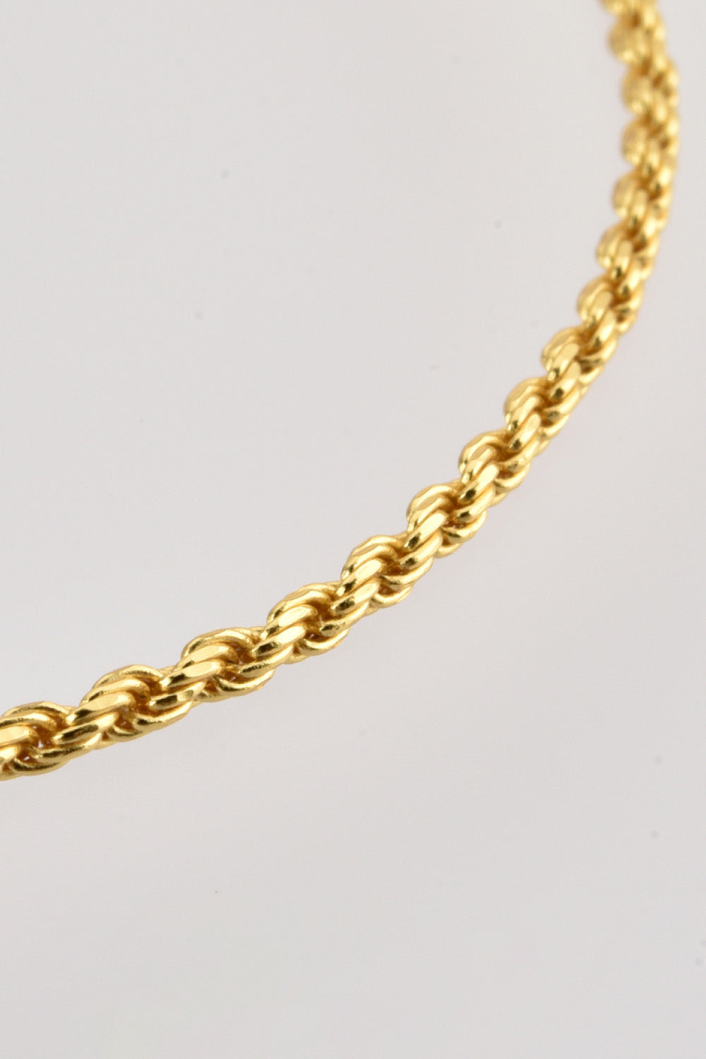 TWISTED CHAIN DESIGN 925 STERLING SILVER - GOLD, SILVER