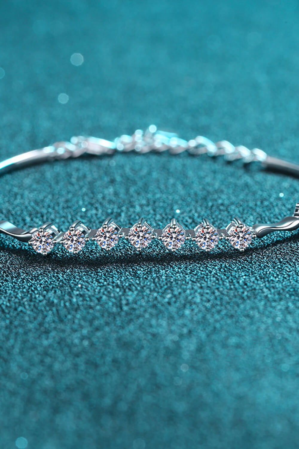 1.35 CARAT MOISSANITE 925 STERLING SILVER BRACELET