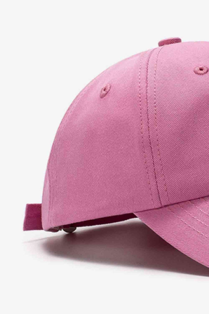 Sports Lovers Premium Solid Baseball Cap - Multiple Colors
