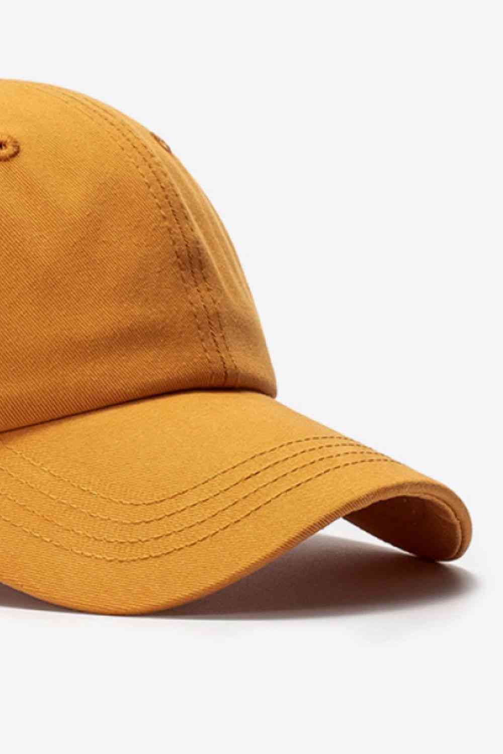 SPORTS LOVERS PREMIUM SOLID BASEBALL CAP - MULTIPLE COLORS