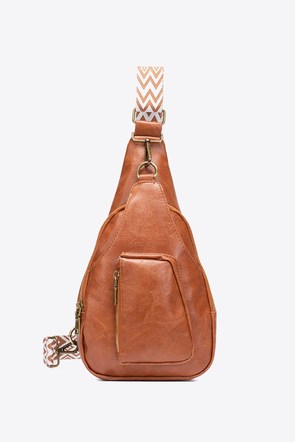 Cute PU-Leather Solid Sling Bag - Multiple Colors