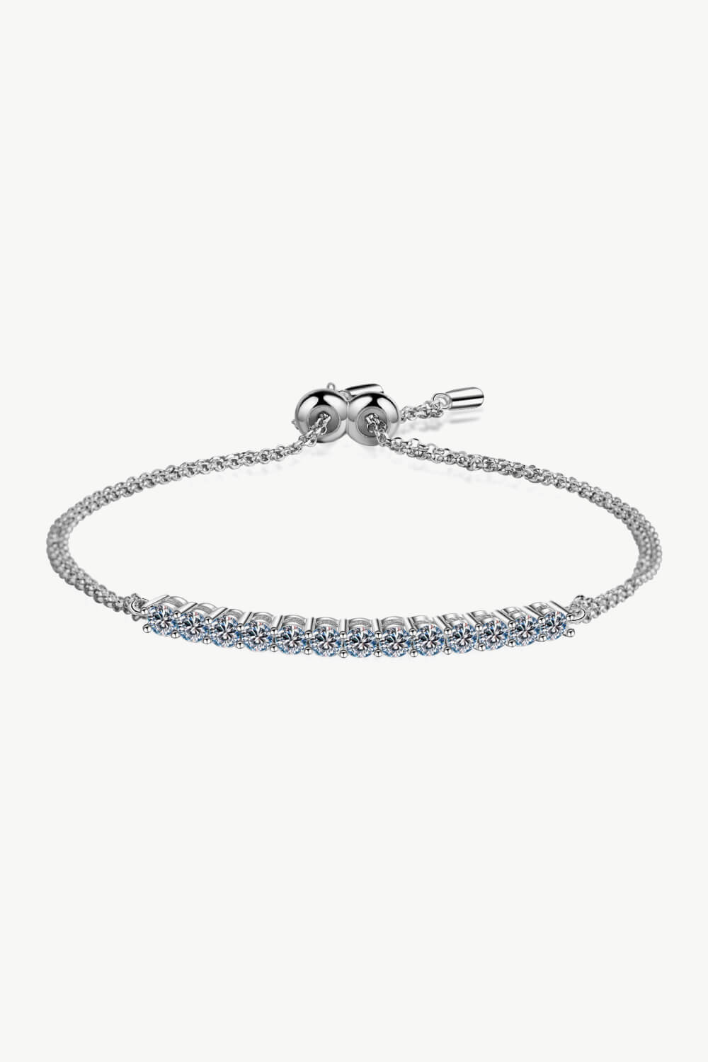 1.3 CARAT MOISSANITE 925 STERLING SILVER BRACELET