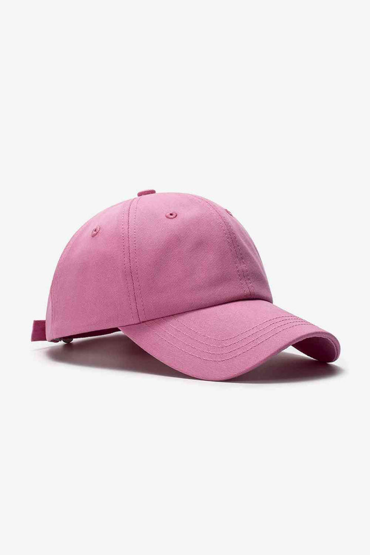 Sports Lovers Premium Solid Baseball Cap - Multiple Colors