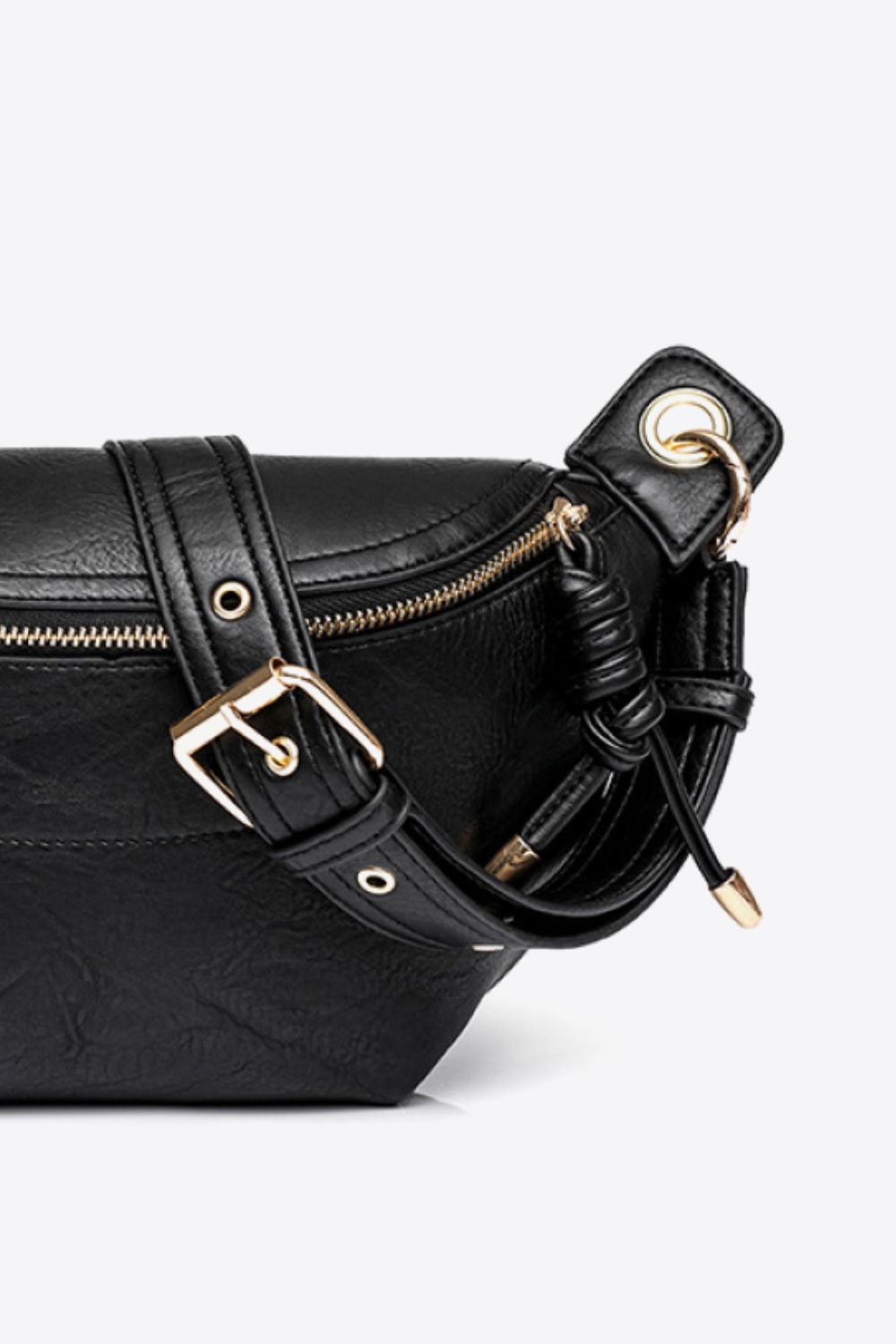 Faux-Leather Chain-Strap Crossbody Bag - Multiple Colors
