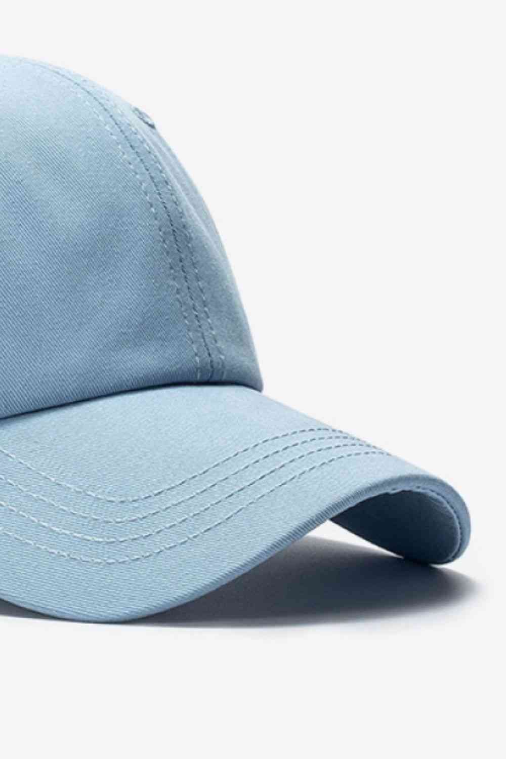 SPORTS LOVERS PREMIUM SOLID BASEBALL CAP - MULTIPLE COLORS