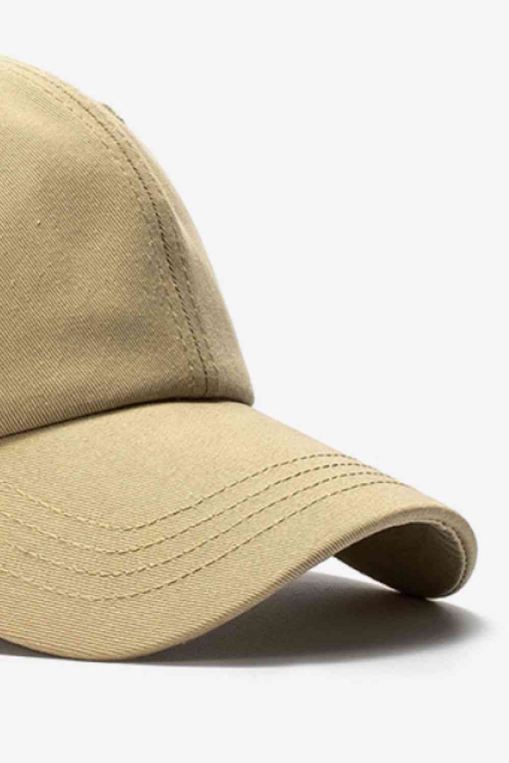 SPORTS LOVERS PREMIUM SOLID BASEBALL CAP - MULTIPLE COLORS