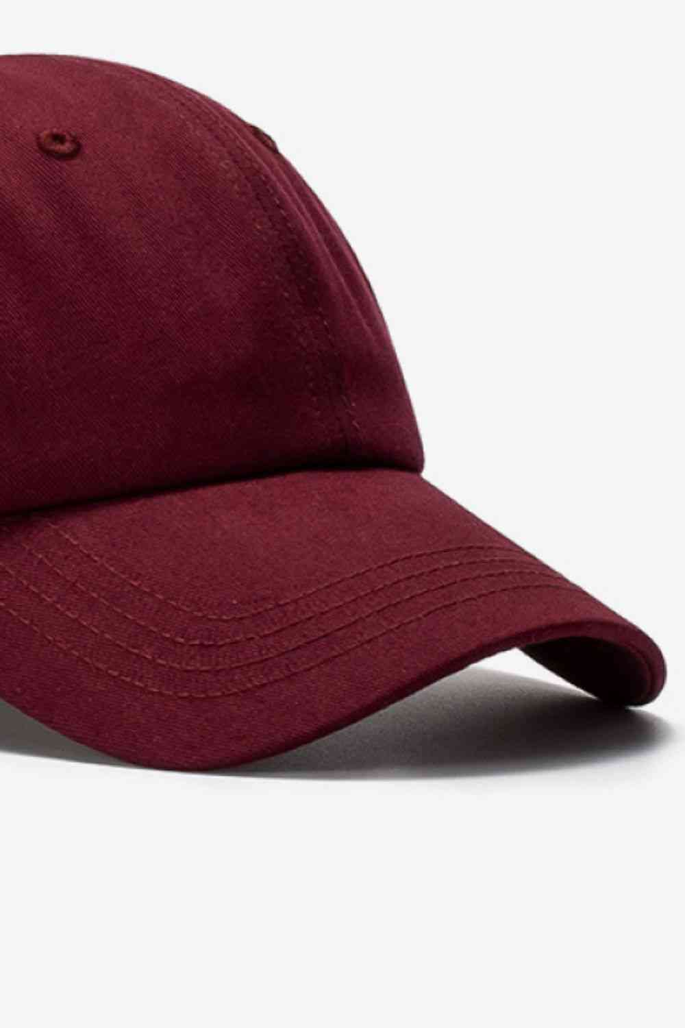 Sports Lovers Premium Solid Baseball Cap - Multiple Colors