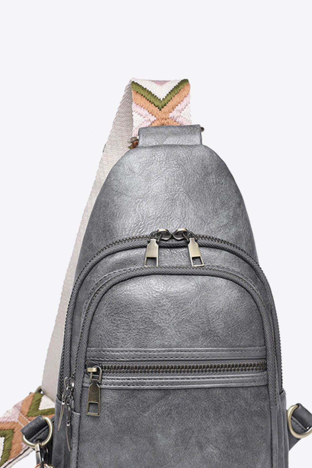 Adorable Faux-Leather Sling Bag - Multiple Colors