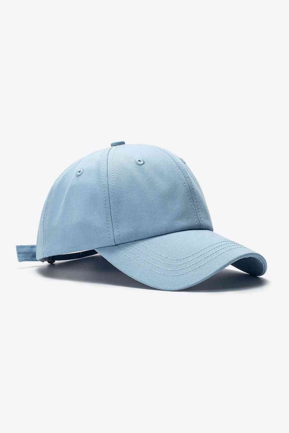 SPORTS LOVERS PREMIUM SOLID BASEBALL CAP - MULTIPLE COLORS