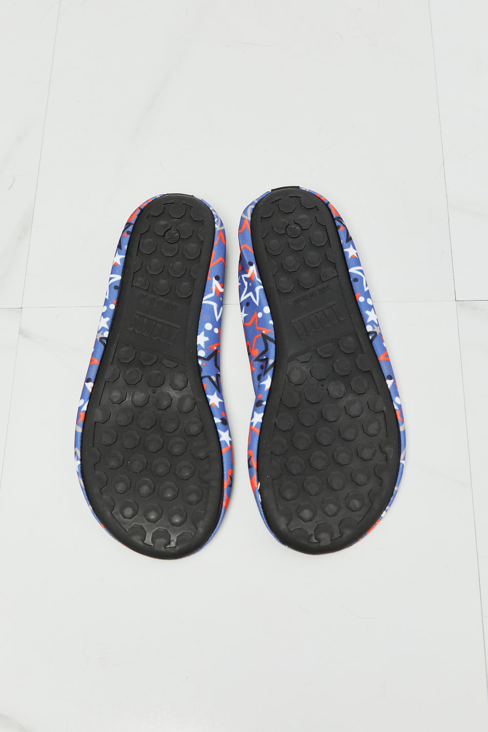 Stars-Print Water Shoes - Navy - (XS-3XL)